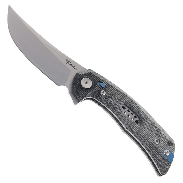 Reate PL-7 Pivot Lock Folding Knife Green/Black Micarta Handle