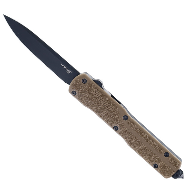 Microtech Mini Hera II OTF Automatic Single Edge M390MK Blackwash