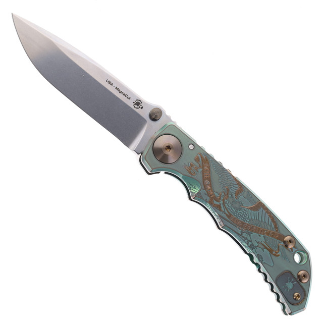 Spartan Blades SF10 Harsey Custom Regal Folding Knife Blue/Gold