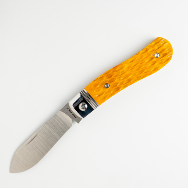 Jack Wolf K9 Jack Folding Knife Redstone Richlite Sawcut Handle