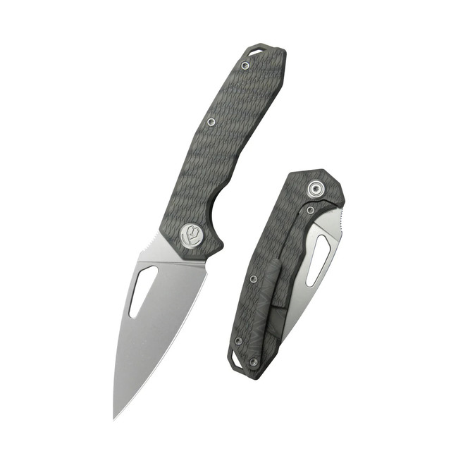 KB Pioneer Folding Knife Flame Titanium Handle 20CV Drop