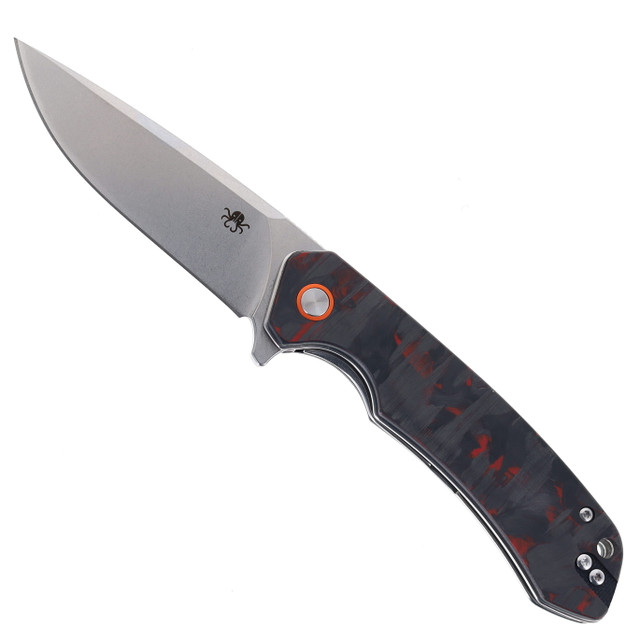 Klaken Knives Ridge Folding Knife Black Micarta Handle D2 Plain