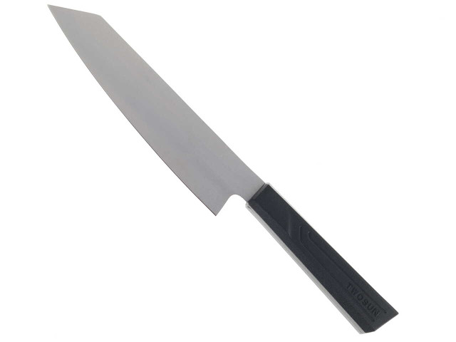 TwoSun Santoku Kitchen Knife 14c28n Steel Blade Wood Handle TS912