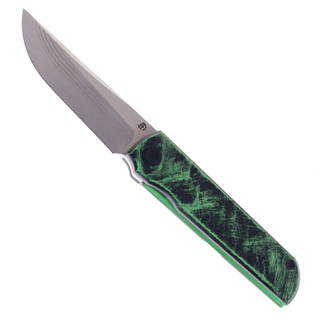 North Mountain Blades Folding Knife Distressed Blue Cerakote