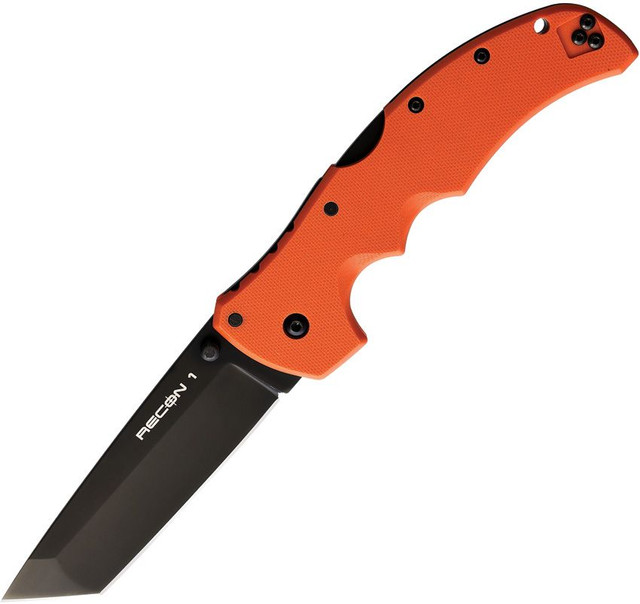 Cold Steel 4 Max Scout Folding Knife Desert Tan Griv-Ex Handle