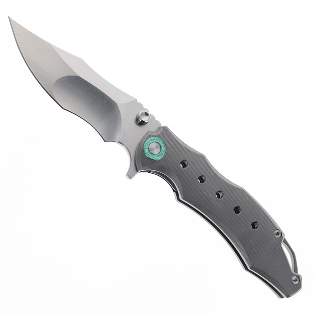 Remette Allosaurus Fixed Blade Knife Black G10 Handle D2 Plain