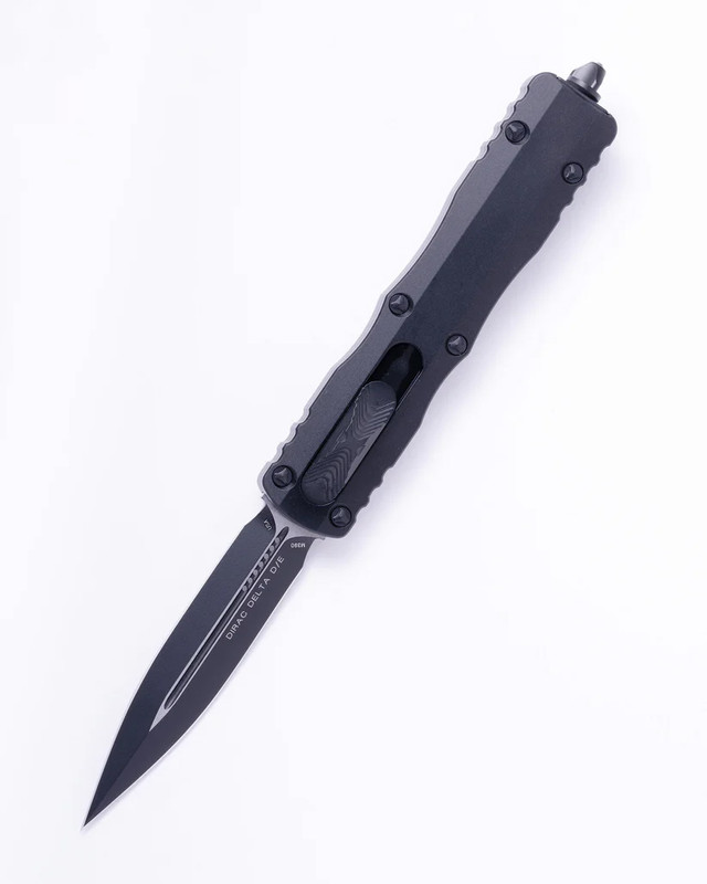 Microtech Hera II OTF Automatic Mini D/E Signature Series Brushed
