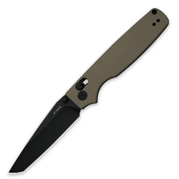 Kizer Original 2 Folding Knife Gray Aluminum Handle 14C28N