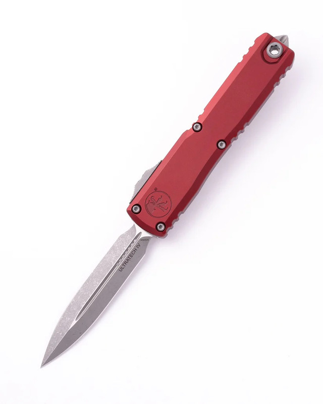 Microtech Ultratech Gen IV Automatic Knife Purple Aluminum Handle