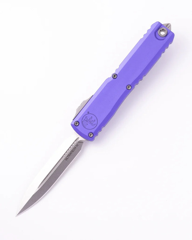 Microtech Ultratech Gen IV D/E OTF Automatic Knife Purple Aluminum