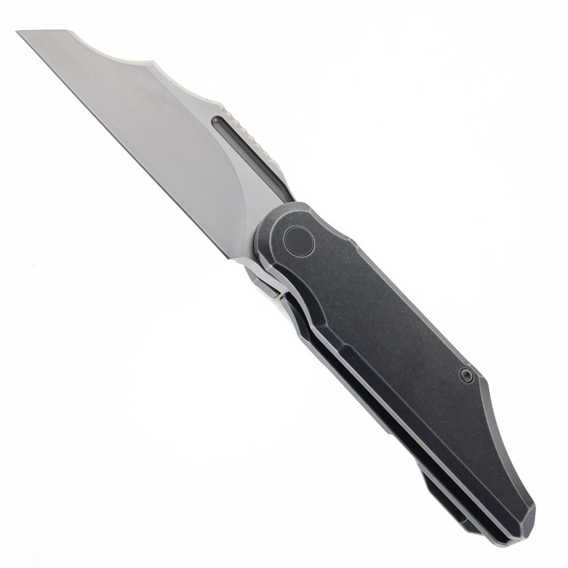 WIXCO Wortex Folding Knife Sky Blue Shredded Carbon Fiber Handle
