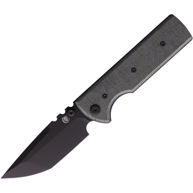 Chaves Blue Label NTAK Folding Knife Black Micarta Handle Elmax