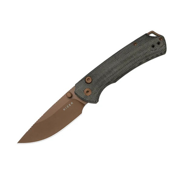 Kershaw Leek Liner Lock Knife Green Anodized Alum Handle Plain