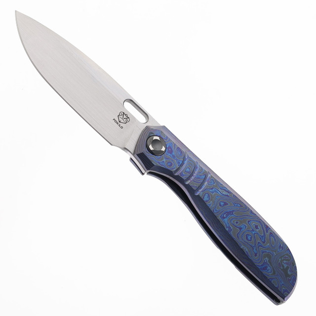 Poikilo Blades Gecko-M Folding Knife Slanted Holes Zircuti