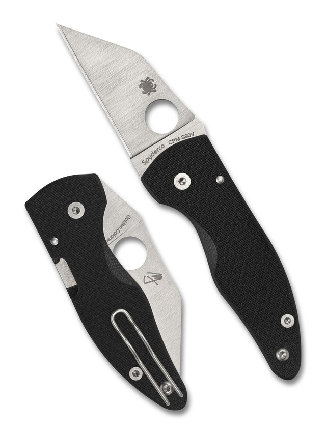 Spyderco Supreme Bug Key Chain Size Folding Knife Red Aluminum
