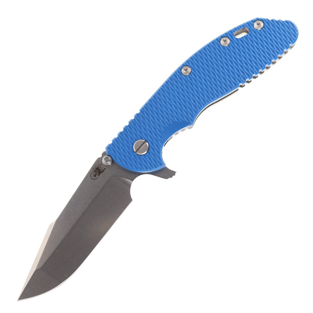 にに Hinderer Folding Knife Battle Blue G10 Handle S45VN Plain Edge HK