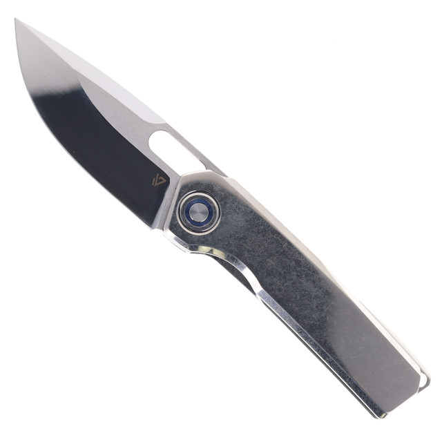 Vanguard Knives Esox V2 Folding Knife Bronze Titanium Handle Semi