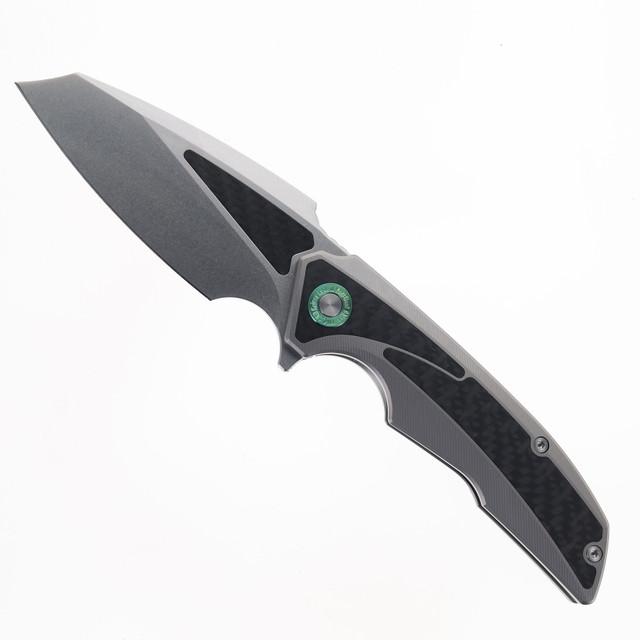 Trivisa Dragonfly-GM JM03-GM-14 Folding Knife Green Micarta Handle