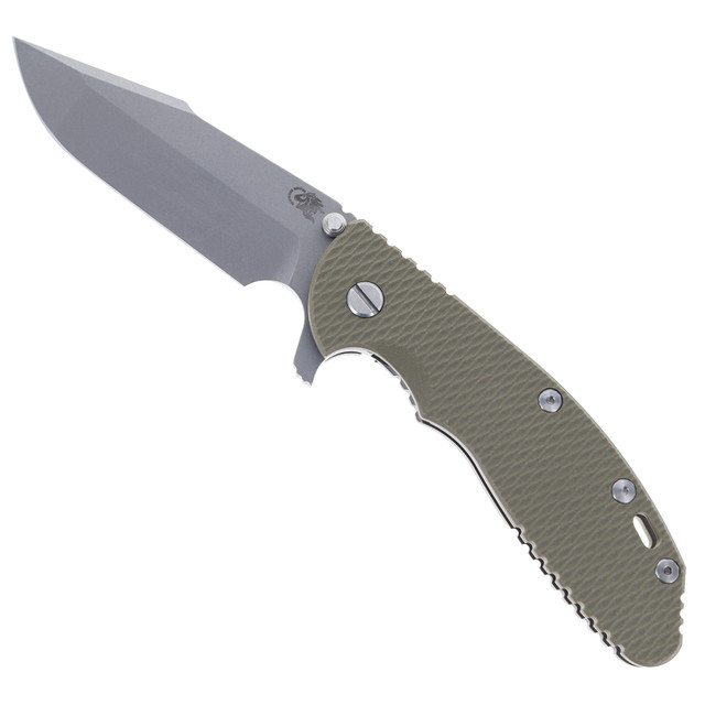 Hinderer Folding Knife Battle Blue G10 Handle S45VN Plain Edge HK