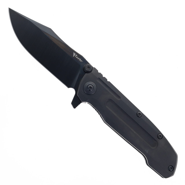 Kubey Geri Folding Knife Jade G10 Handle 14C28N Clip Point Plain