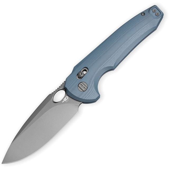 Bestech Noctar Folding Knife Black G10 Handle 14C28N Drop Point