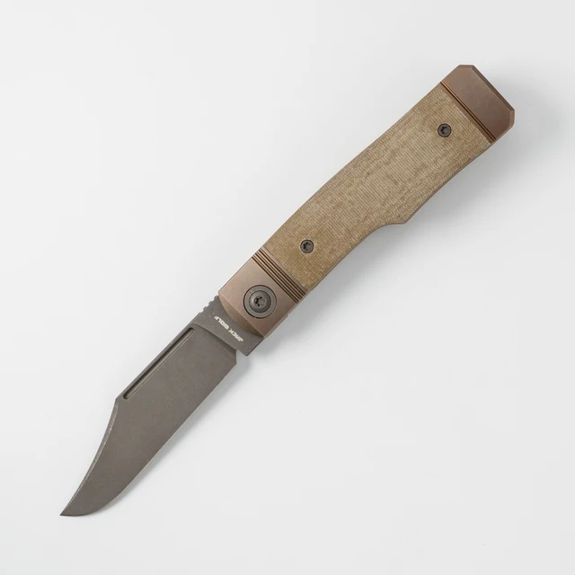 Jack Wolf Gunslinger Jack Folding Knife 80'S Camo Handle S90V
