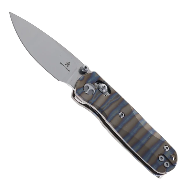 Bestechman Sprite Folding Knife Bronze Titanium Handle M390 Plain