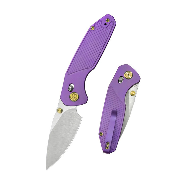 Real Steel Destra Folding Knife Grooved Black G10 Handle Nitro-V