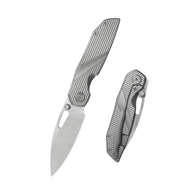 Kubey Iguana Folding Knife Black G10 Handle D2 Drop Point Plain
