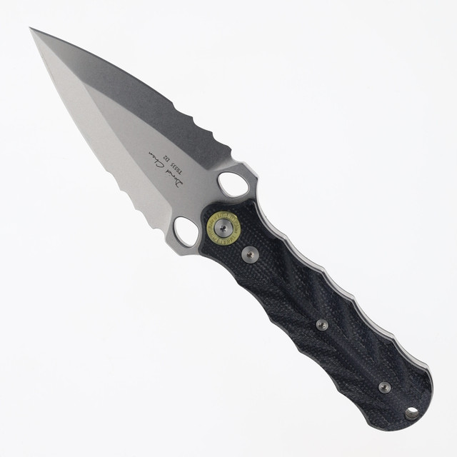 Miguron Knives Velona Flipper Folding Knife M390 Sandblasted Blade