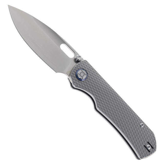 Kansept Baba Yaga Folding Knife Beadblast Titanium/80s Camo Carbon