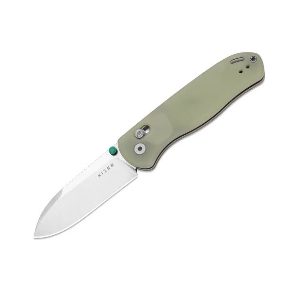 Ruike M671-TZ Folding Knife Gray Sculpted Titanium Handle 154CM
