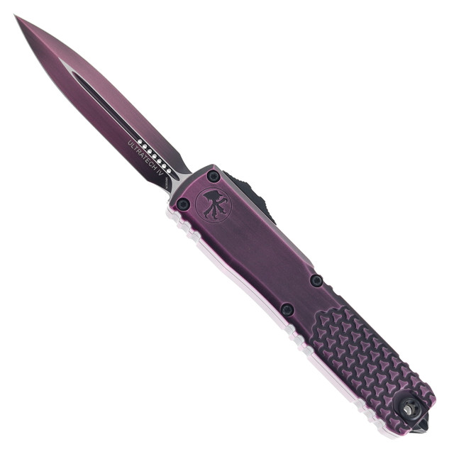 専用③ Microtech Ultratech Gen IV OTF Automatic Knife Red Abrasion