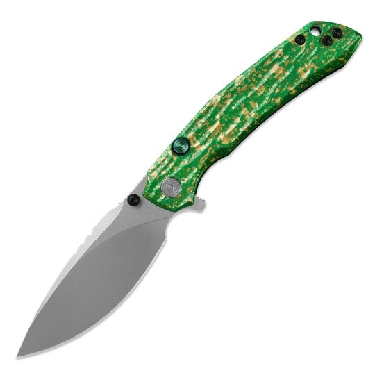 Kizer C01C XL Folder Knife Black Carbon Fiber Handle Plain 154CM