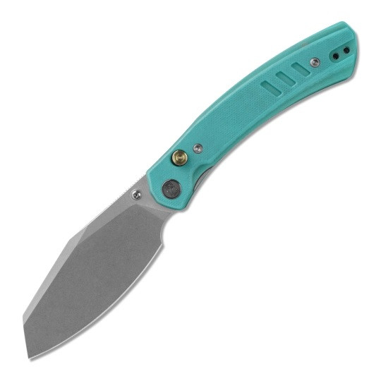 Kizer Drop Bear Folding Knife Black Aluminum Handle 154CM Plain