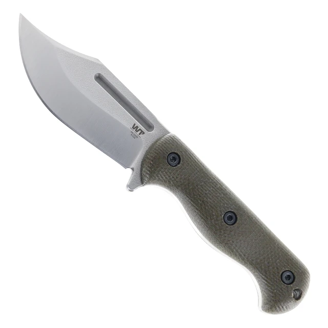 TwoSun Folding Knife Zirconium Damascus/Carbon Fiber Handle M390