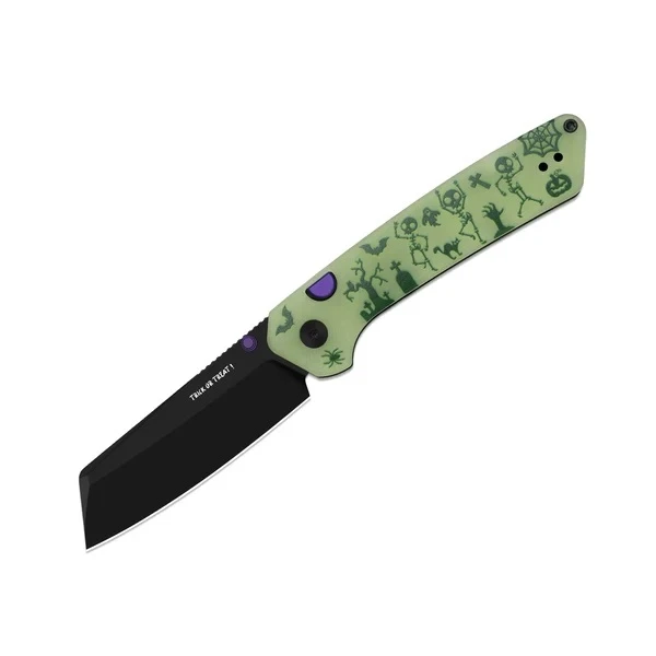 Jack Wolf Feelbetter Jack Folding Knife Purple Abalone Handle S90V