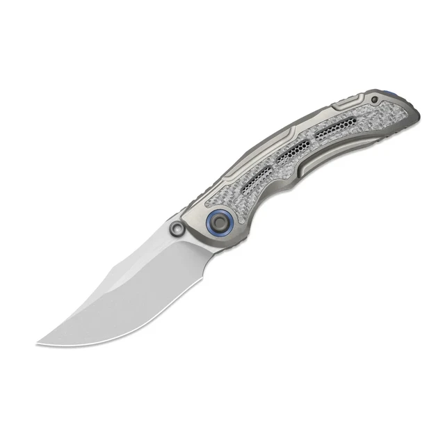Jack Wolf Knives Gateway Fixed Blade Ebony Wood Handle Sandvik