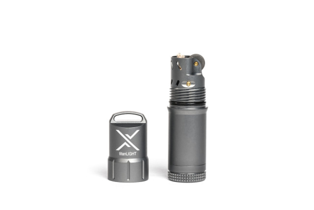 Exotac titanLIGHT Lighter Waterproof & Refillable Black 005500-BLK