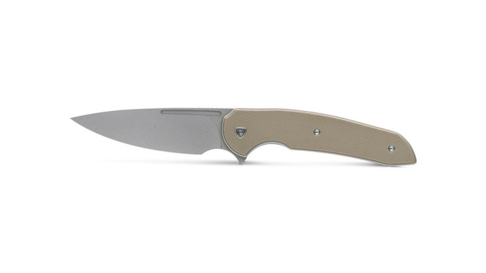 Ferrum Forge Stinger Liner Lock Knife Tan SS G10 Handle Stonewash Plain Edge FF005T Ferrum Forge Stinger Liner Lock Knife Tan SS G10 Handle Stonewash Plain Edge FF005T