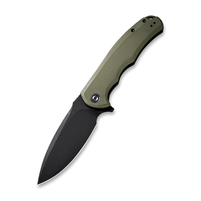 Civivi Praxis Folding Knife OD Green G10 Handle Plain Edge BLK Stonewash C803F Civivi Praxis Folding Knife OD Green G10 Handle Plain Edge BLK Stonewash C803F