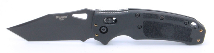Hogue Sig K320 Nitron Folding Knife Black Polymer Handle Tanto Plain Edge 36360
