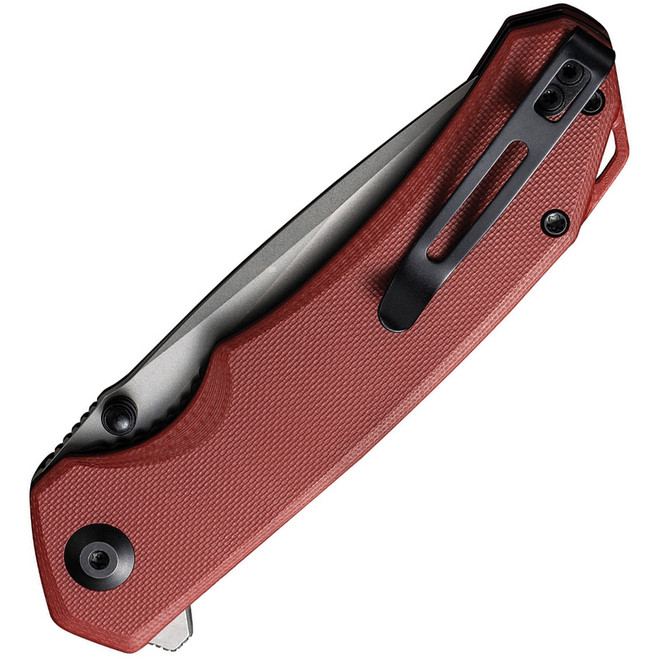 ビーズ Civivi Brazen Folding Knife Burgundy G10 Handle 14C28N Drop