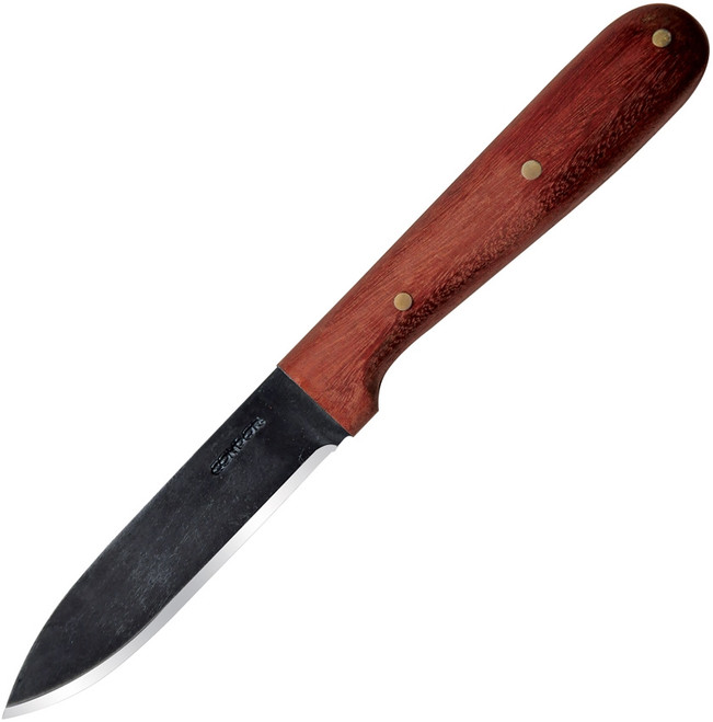 Condor Kephart Survival Fixed Blade Knife Brown Hardwood Handle 1075  Plain Edge CTK247-4
