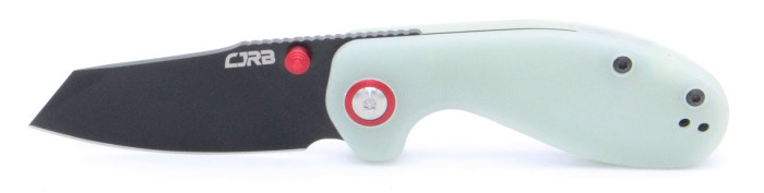 CJRB Maileah Folding Knife Natural G10 Handle AR-RPM9 Wharncliffe Plain Black Blade CJ1918-BNTG