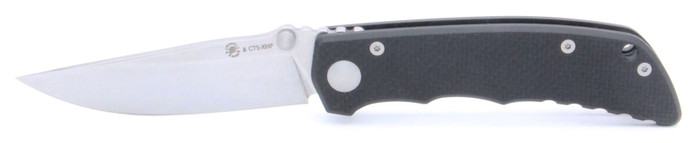 Spartan Blades Talos Folding Knife Black G10 Handle Plain Edge SFBL7BK