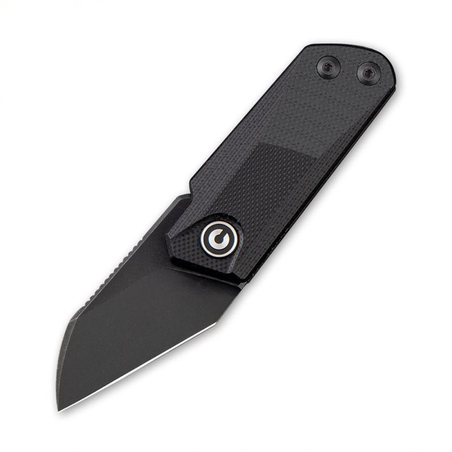 Civivi Ki-V Folding Knife Black G10 Handle Plain Edge Black Stonewash Finish C2108B Civivi Ki-V Folding Knife Black G10 Handle Plain Edge Black Stonewash Finish C2108B