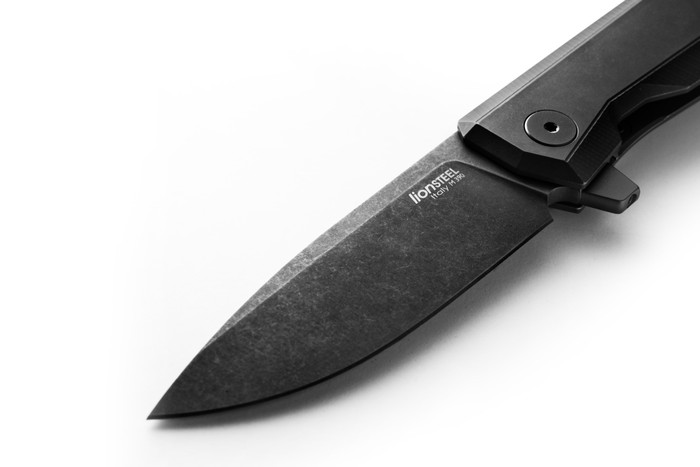 LionSteel Myto Folding Knife Black Titanium Handle M390