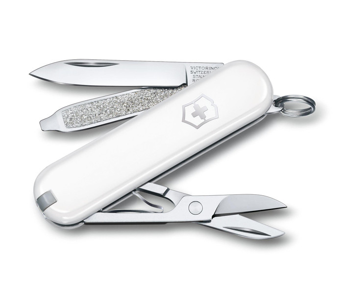 Victorinox Classic SD Swiss Multitool Falling Snow Handle Plain Edge 0.6223.7G