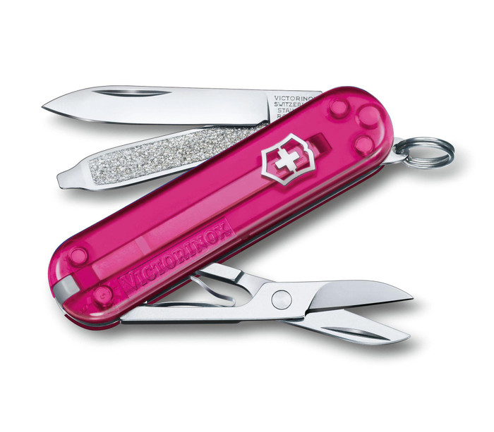 Victorinox Classic SD Multitool Transparent Cupcake Dream Handle Plain Edge 0.6223.T5G